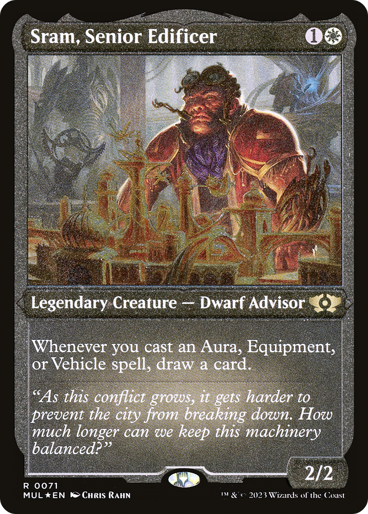 Sram, Senior Edificer (Foil Etched) [Multiverse Legends] | Gear Gaming Fayetteville