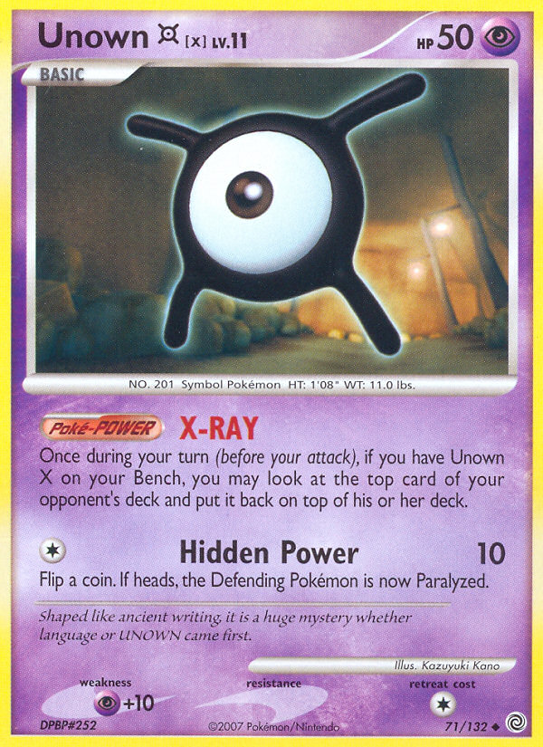 Unown X (71/132) [Diamond & Pearl: Secret Wonders] | Gear Gaming Fayetteville