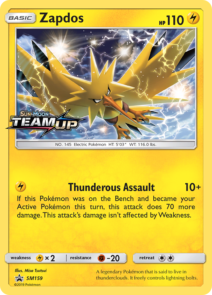 Zapdos (SM159) [Sun & Moon: Black Star Promos] | Gear Gaming Fayetteville