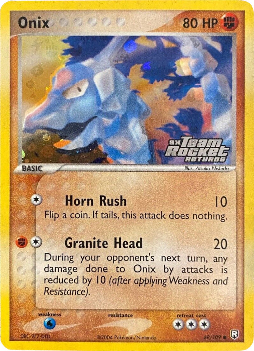 Onix (69/109) (Stamped) [EX: Team Rocket Returns] | Gear Gaming Fayetteville