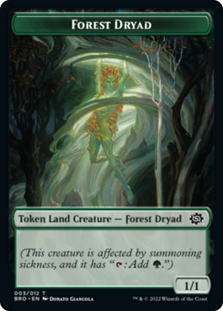 Forest Dryad Token [The Brothers' War Tokens] | Gear Gaming Fayetteville