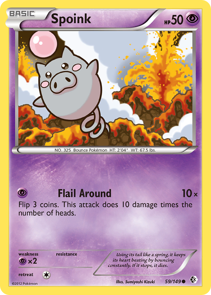 Spoink (59/149) [Black & White: Boundaries Crossed] | Gear Gaming Fayetteville