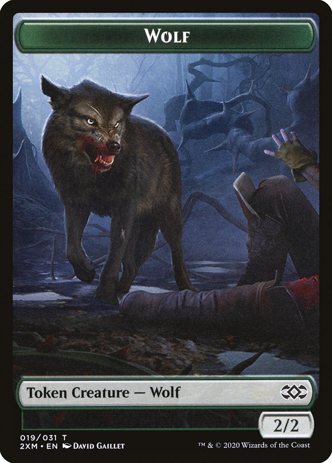 Wolf Token [Double Masters Tokens] | Gear Gaming Fayetteville