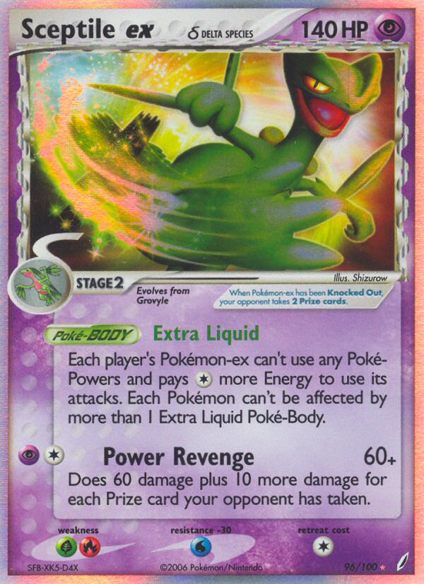 Sceptile ex (96/100) (Delta Species) [EX: Crystal Guardians] | Gear Gaming Fayetteville