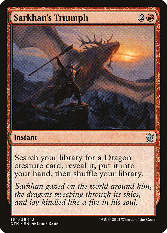 Sarkhan's Triumph [Dragons of Tarkir] | Gear Gaming Fayetteville