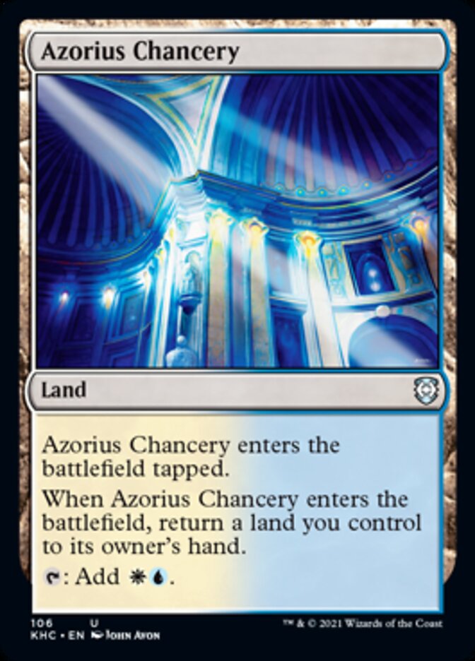 Azorius Chancery [Kaldheim Commander] | Gear Gaming Fayetteville