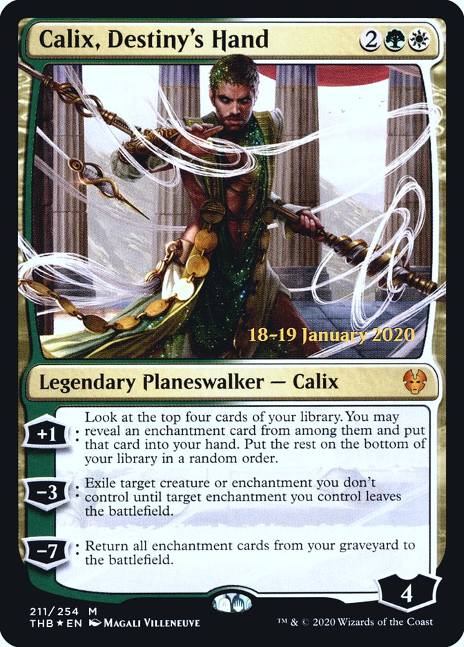 Calix, Destiny's Hand [Theros Beyond Death Prerelease Promos] | Gear Gaming Fayetteville