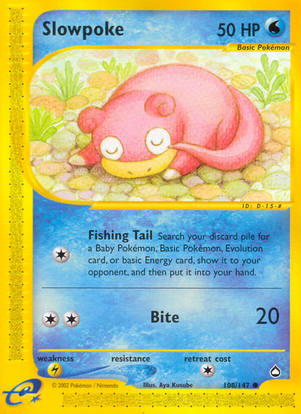 Slowpoke (108/147) [Aquapolis] | Gear Gaming Fayetteville