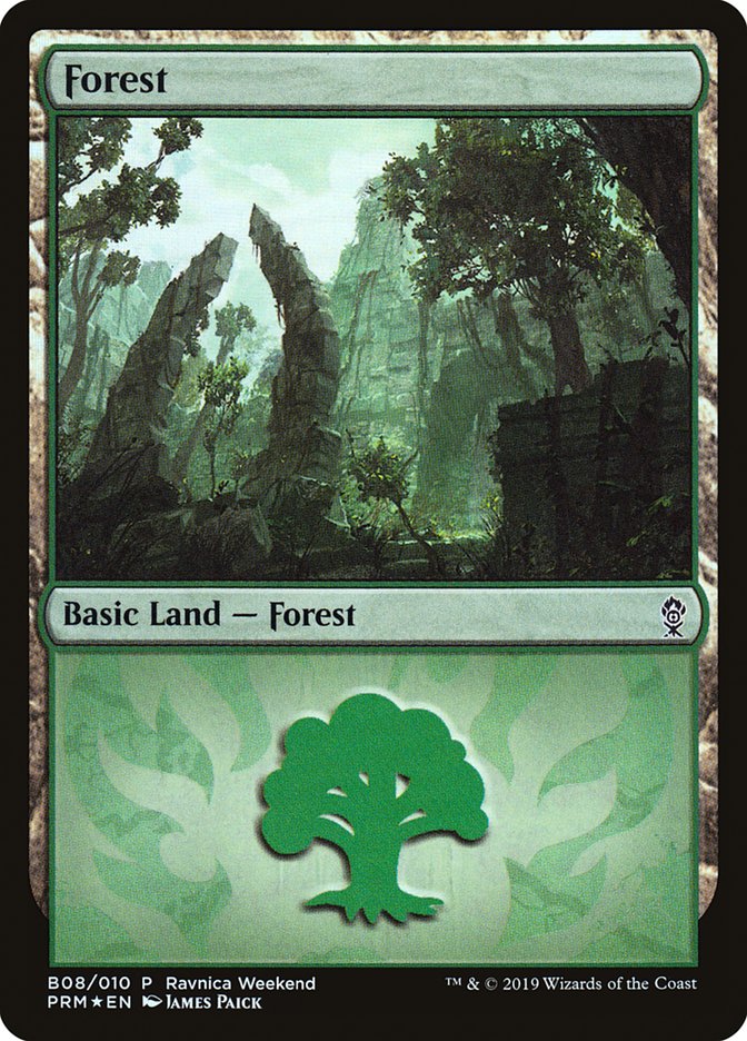 Forest (B08) [Ravnica Allegiance Guild Kit] | Gear Gaming Fayetteville