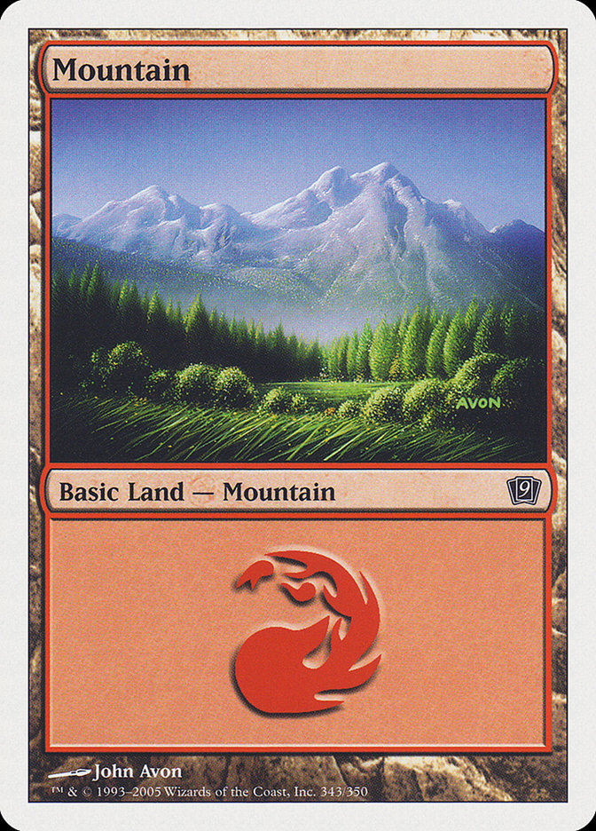 Mountain (343) [Ninth Edition] | Gear Gaming Fayetteville