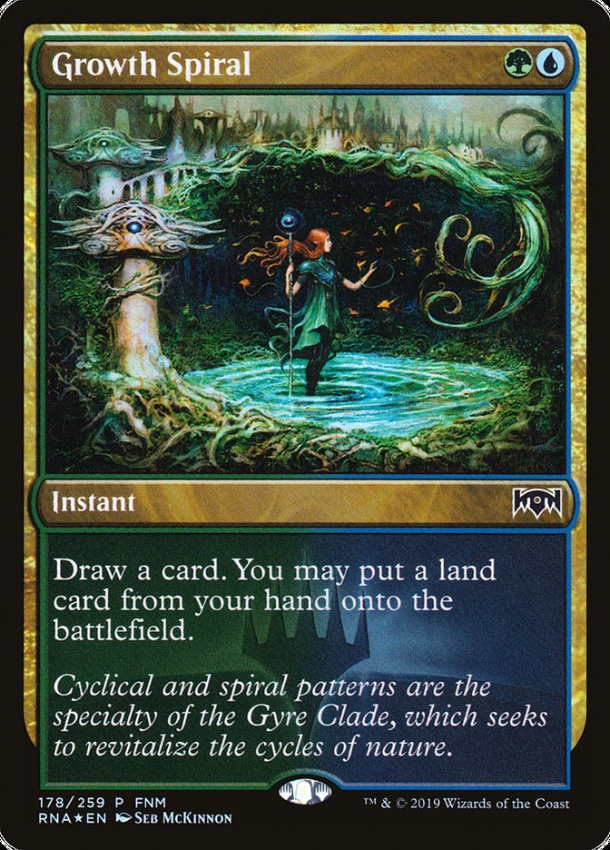 Growth Spiral (FNM) [Ravnica Allegiance Promos] | Gear Gaming Fayetteville