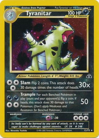 Tyranitar (12/75) [Neo Discovery Unlimited] | Gear Gaming Fayetteville