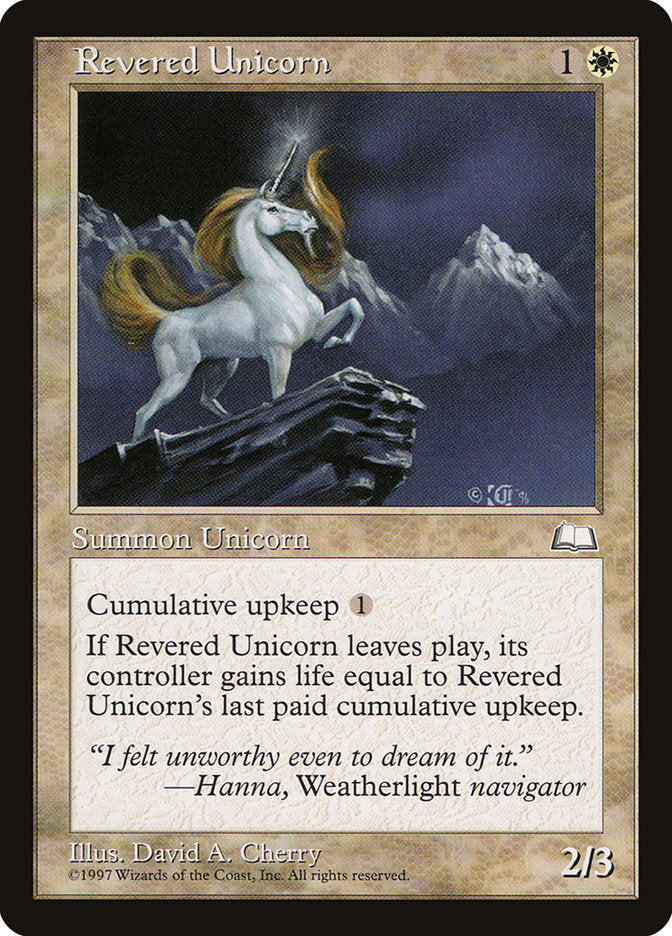 Revered Unicorn [Weatherlight] | Gear Gaming Fayetteville