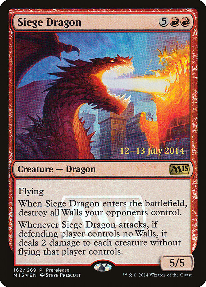 Siege Dragon [Magic 2015 Promos] | Gear Gaming Fayetteville