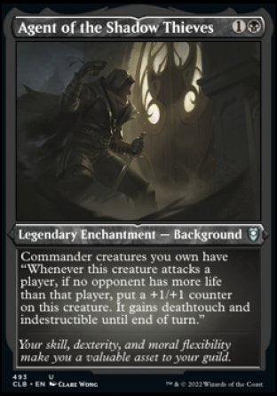 Agent of the Shadow Thieves (Foil Etched) [Commander Legends: Battle for Baldur's Gate] | Gear Gaming Fayetteville