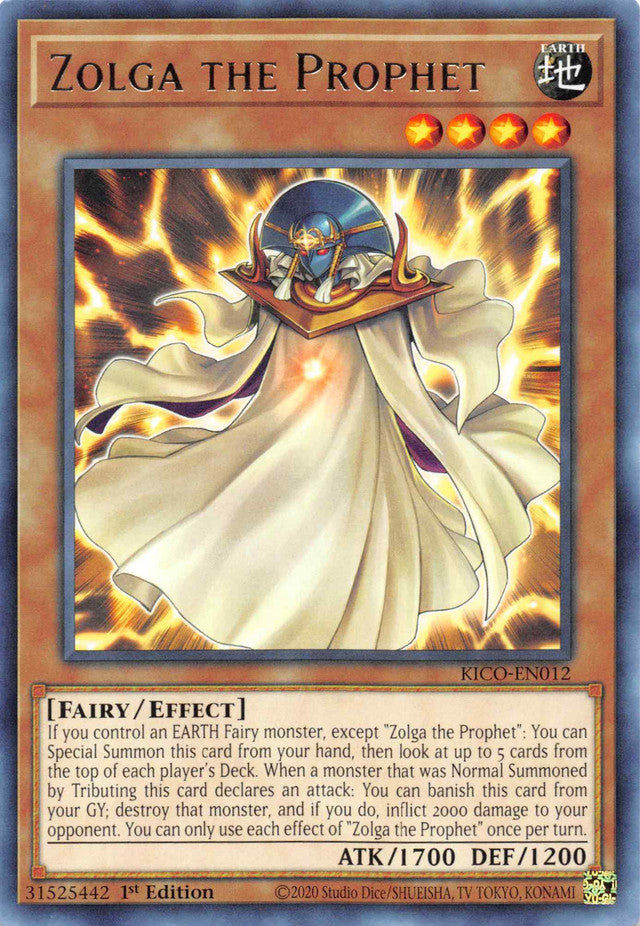 Zolga the Prophet (Rare) [KICO-EN012] Rare | Gear Gaming Fayetteville