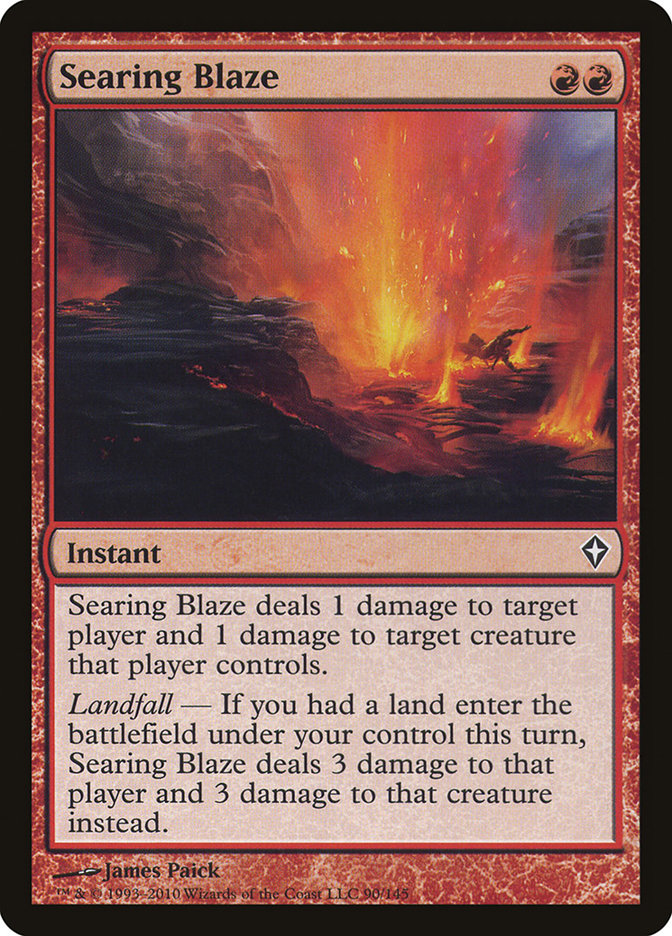 Searing Blaze [Worldwake] | Gear Gaming Fayetteville
