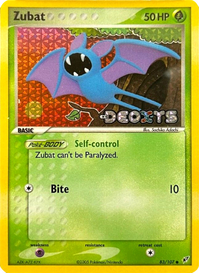 Zubat (83/107) (Stamped) [EX: Deoxys] | Gear Gaming Fayetteville