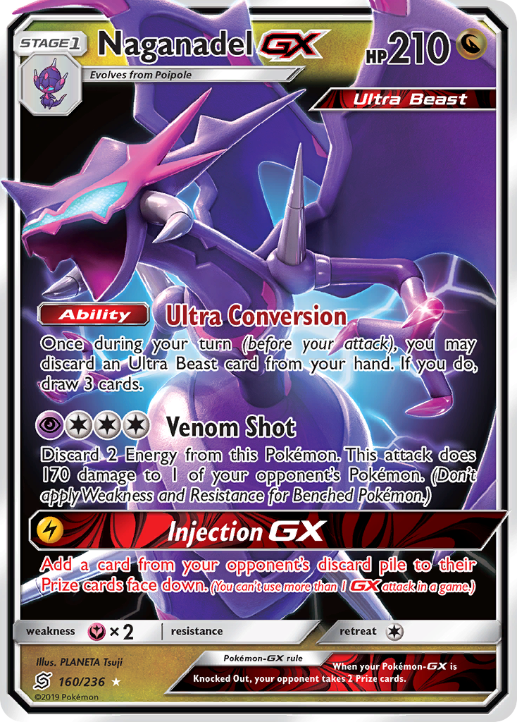 Naganadel GX (160/236) [Sun & Moon: Unified Minds] | Gear Gaming Fayetteville