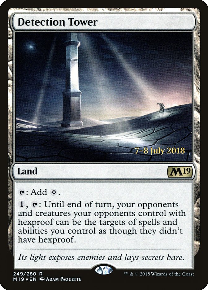 Detection Tower [Core Set 2019 Prerelease Promos] | Gear Gaming Fayetteville