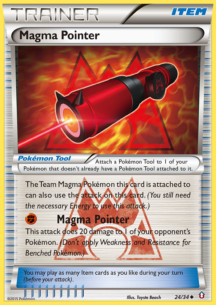 Magma Pointer (24/34) [XY: Double Crisis] | Gear Gaming Fayetteville