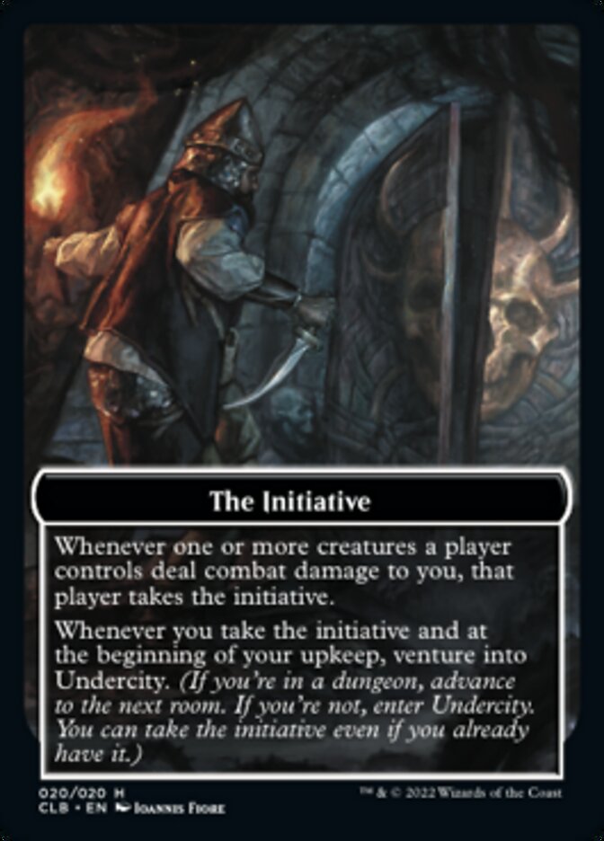 The Initiative // Undercity Double-Sided Token [Commander Legends: Battle for Baldur's Gate Tokens] | Gear Gaming Fayetteville