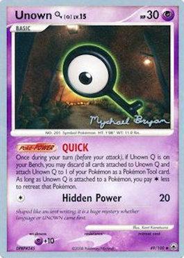 Unown Q LV.15 (49/100) (Happy Luck - Mychael Bryan) [World Championships 2010] | Gear Gaming Fayetteville