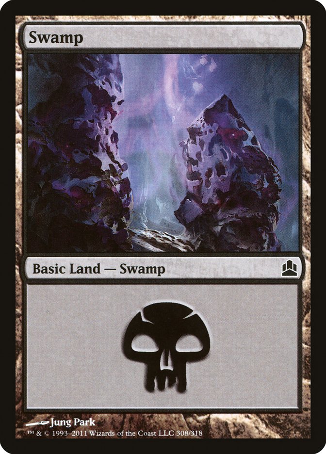 Swamp (308) [Commander 2011] | Gear Gaming Fayetteville