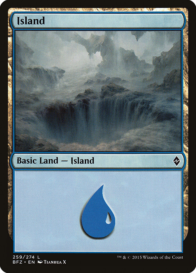 Island (259) [Battle for Zendikar] | Gear Gaming Fayetteville