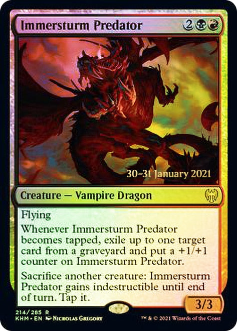 Immersturm Predator [Kaldheim Prerelease Promos] | Gear Gaming Fayetteville