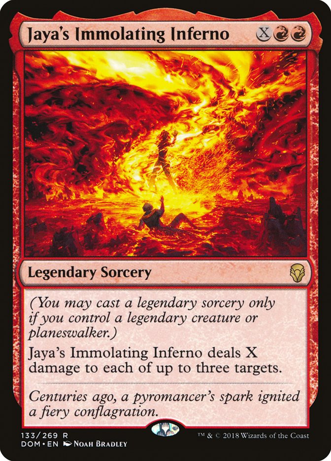 Jaya's Immolating Inferno [Dominaria] | Gear Gaming Fayetteville