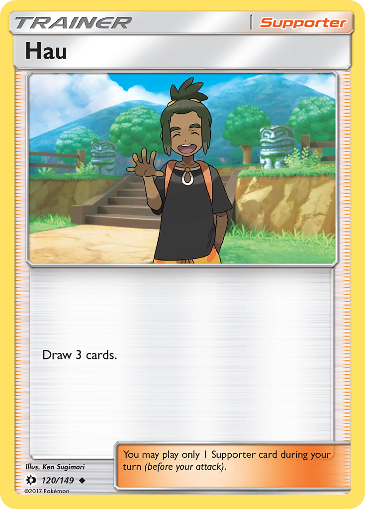 Hau (120/149) [Sun & Moon: Base Set] | Gear Gaming Fayetteville