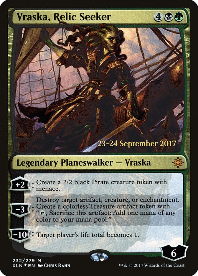 Vraska, Relic Seeker [Ixalan Prerelease Promos] | Gear Gaming Fayetteville