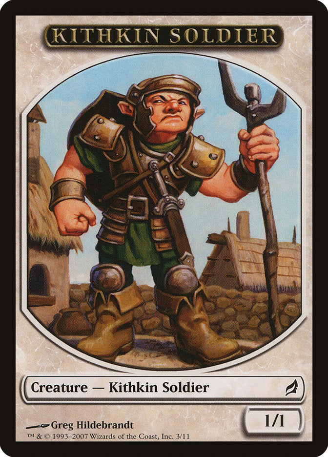 Kithkin Soldier Token [Lorwyn Tokens] | Gear Gaming Fayetteville