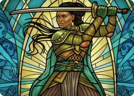 Shanna, Purifying Blade Art Card 2 [Dominaria United Art Series] | Gear Gaming Fayetteville