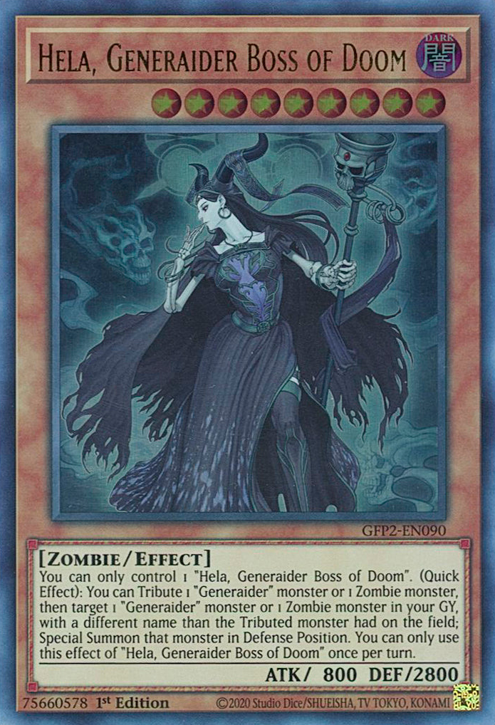 Hela, Generaider Boss of Doom [GFP2-EN090] Ultra Rare | Gear Gaming Fayetteville