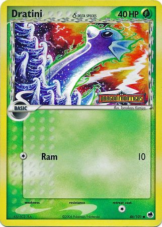 Dratini (46/101) (Delta Species) (Stamped) [EX: Dragon Frontiers] | Gear Gaming Fayetteville