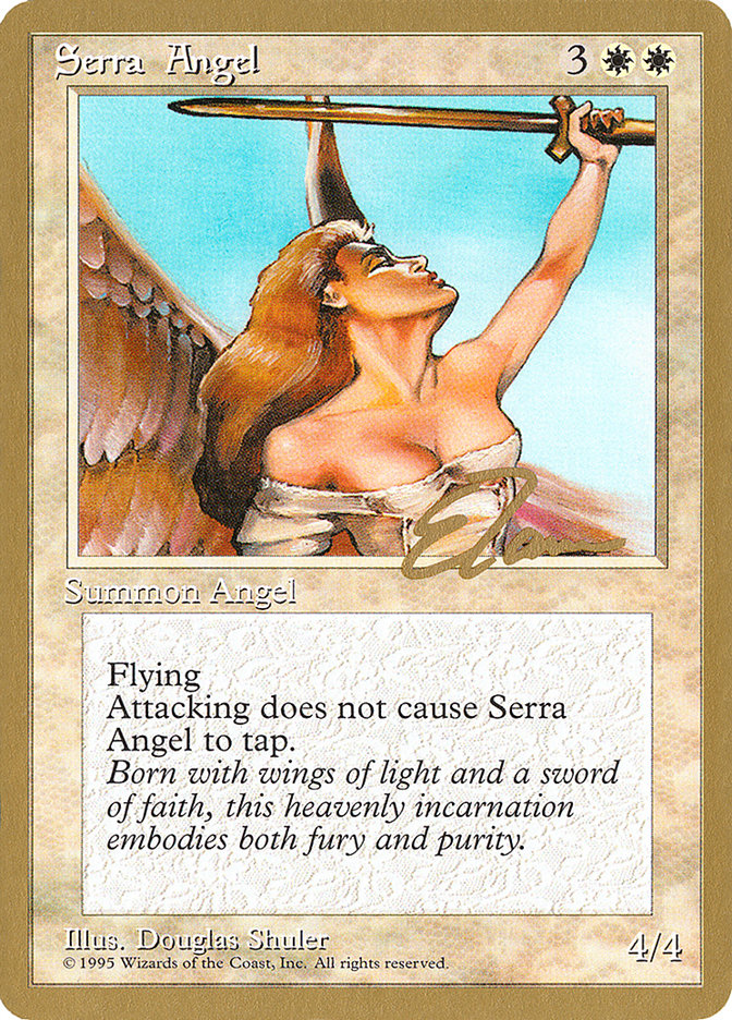 Serra Angel (Eric Tam) [Pro Tour Collector Set] | Gear Gaming Fayetteville