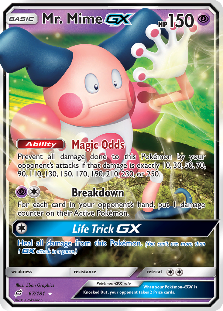 Mr. Mime GX (67/181) [Sun & Moon: Team Up] | Gear Gaming Fayetteville