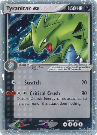 Tyranitar ex (17/17) (Holo) [POP Series 1] | Gear Gaming Fayetteville