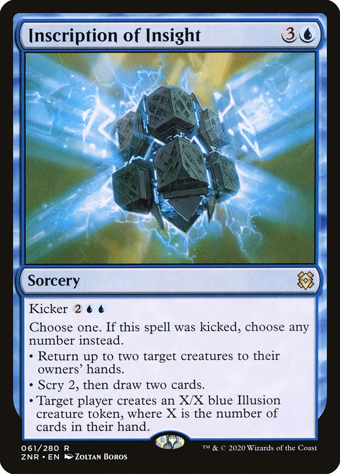 Inscription of Insight [Zendikar Rising] | Gear Gaming Fayetteville