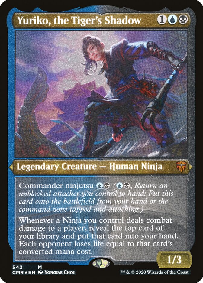 Yuriko, the Tiger's Shadow (Etched) [Commander Legends] | Gear Gaming Fayetteville