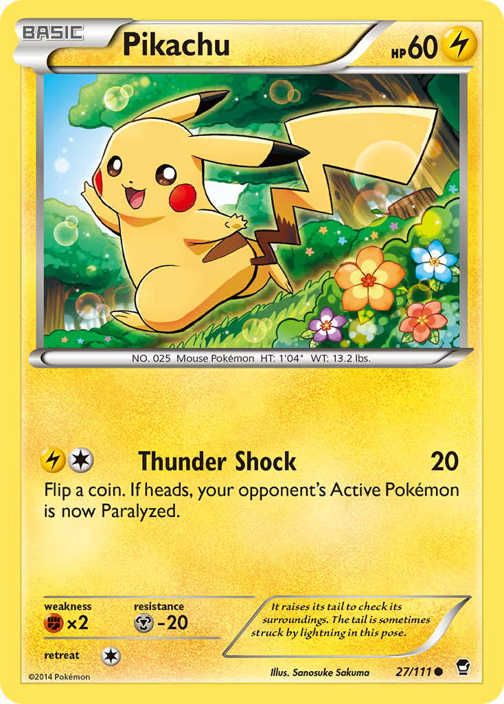 Pikachu (27/111) [XY: Furious Fists] | Gear Gaming Fayetteville