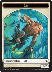 Cat // Soldier Double-Sided Token [Commander 2018 Tokens] | Gear Gaming Fayetteville