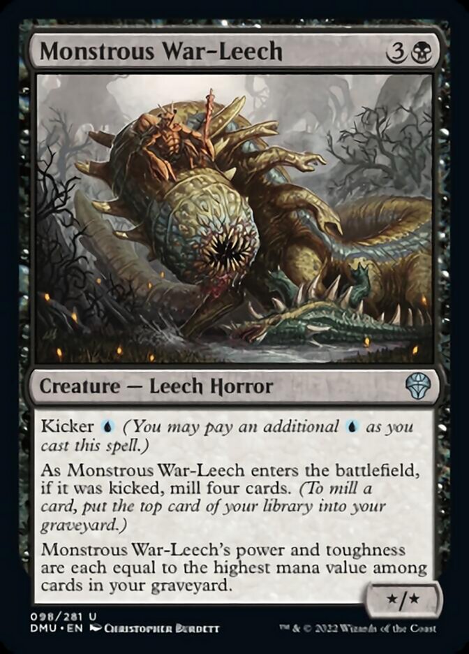 Monstrous War-Leech [Dominaria United] | Gear Gaming Fayetteville