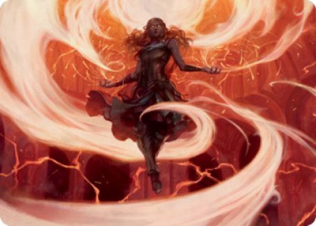 Crackle with Power Art Card [Strixhaven: School of Mages Art Series] | Gear Gaming Fayetteville