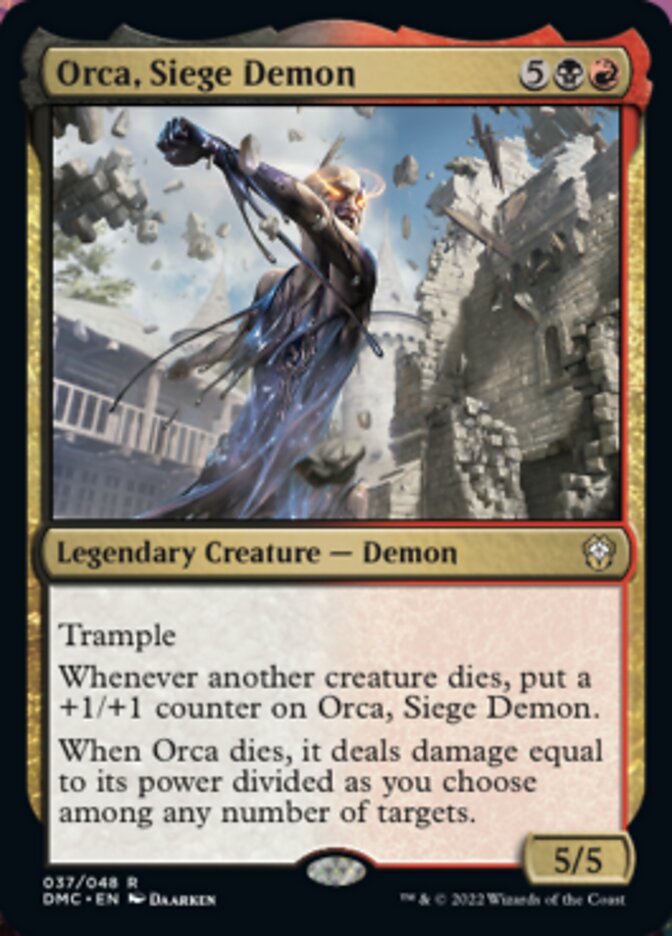 Orca, Siege Demon [Dominaria United Commander] | Gear Gaming Fayetteville