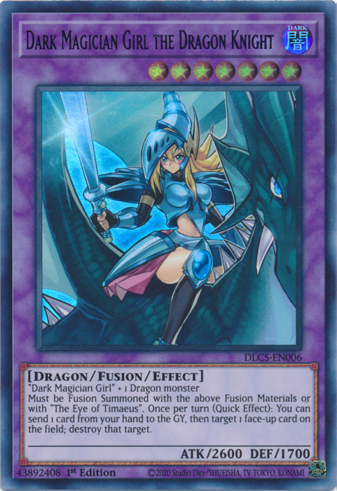 Dark Magician Girl the Dragon Knight (Purple) [DLCS-EN006] Ultra Rare | Gear Gaming Fayetteville