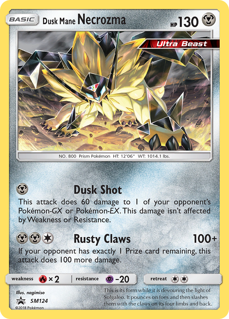 Dusk Mane Necrozma (SM124) [Sun & Moon: Black Star Promos] | Gear Gaming Fayetteville