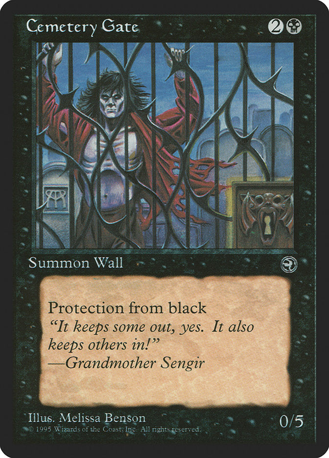 Cemetery Gate (Grandmother Sengir Flavor Text) [Homelands] | Gear Gaming Fayetteville